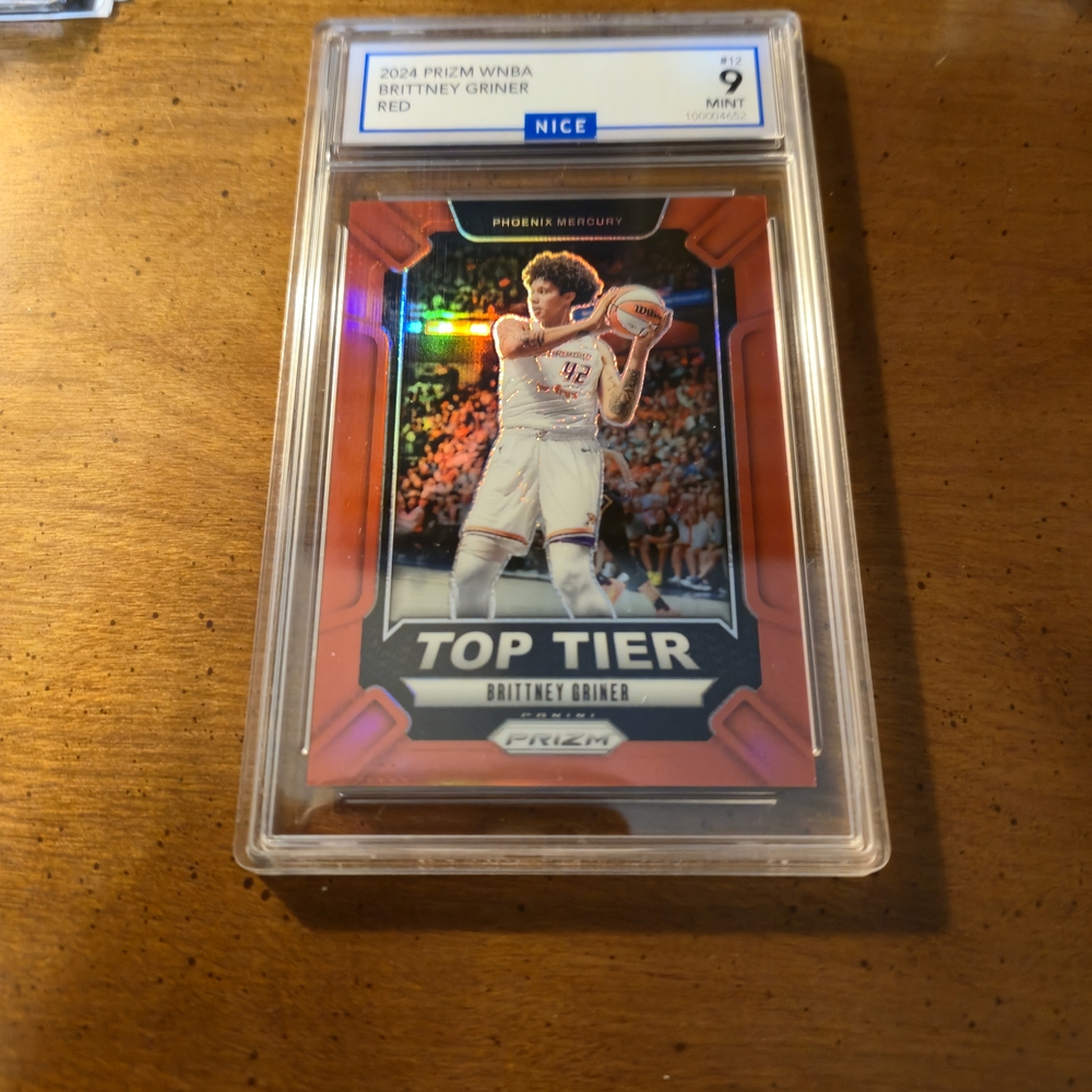 2024 Panini Prizm WNBA Top Tier Brittney Griner #12 Red Prizm Numbered 55/99